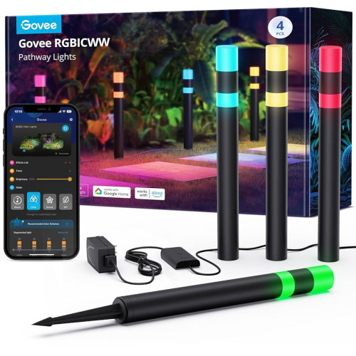 أضواء الممرات الخارجية من Govee Govee Outdoor Pathway Lights