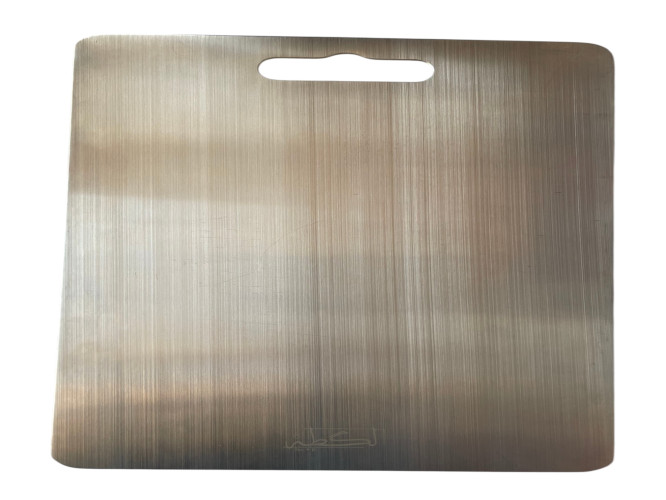 لوح تقطيع ستانلس ستيل من لُگطة Cutting board stainless steel-lukta