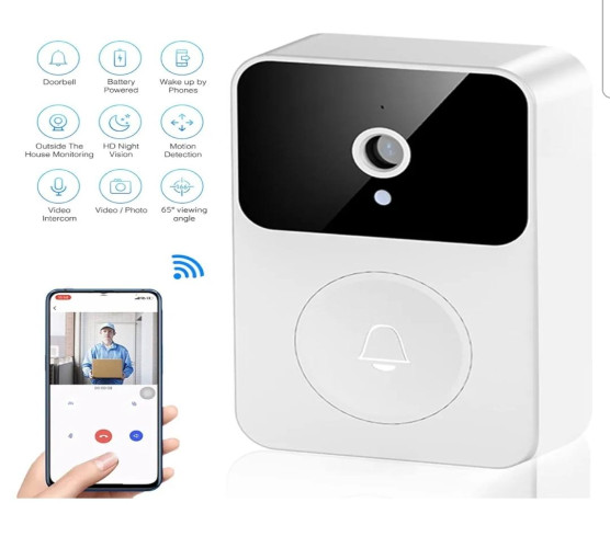 جرس باب ذكي مع كاميرا وواي فاي Smart WiFi Video Doorbell