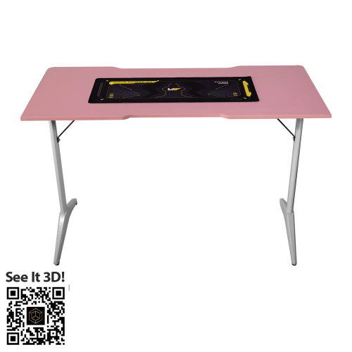 طاولة AG Gain Power باللونين الوردي والأبيض - 120 سم AG Table Gain Power Pink & White - 120cm