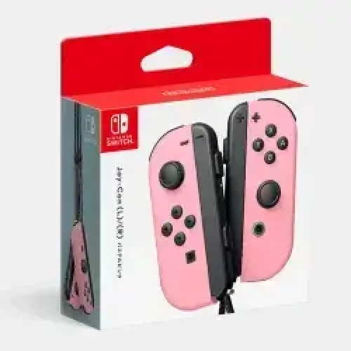 جوي-كون نينتندو سويتش (وردي باستيل) Nintendo Switch Joy-Con Controllers (Pastel Pink)