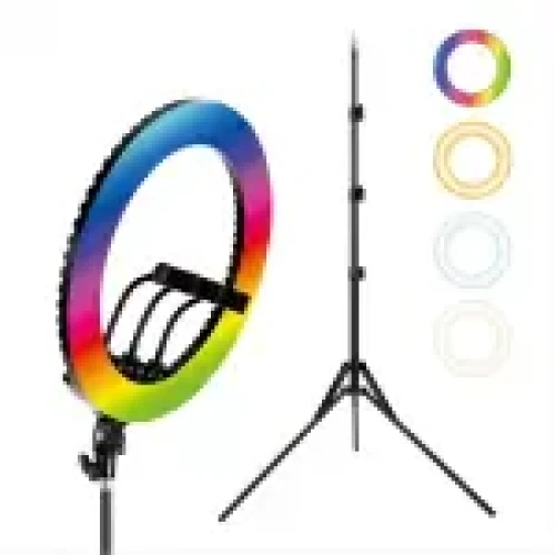 حلقة إضاءة 18 بوصة HQ18RGB Ring light 18 inch hq18rgb