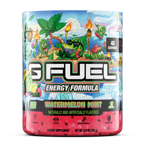 Watermelon Mint Remastered Energy علبة مشروب طاقة بنكهة الرقي والنعناع