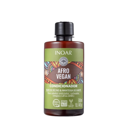كوندشنر أفرو فيغان بزيت الخروع وزبدة الشيا Afro Vegan Conditioner with Castor Oil and Shea Butter