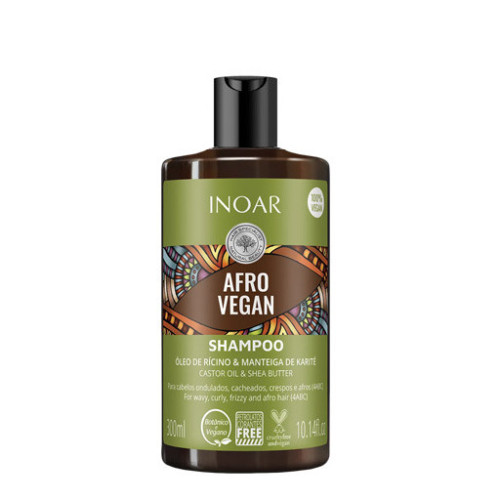 شامبو مغذي للشعر الكيرلي Afro Vegan Nourishing Shampoo For Curly Hair