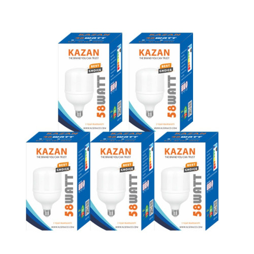 5 قطع مصباح الكازان ابيض 58W 5ALKAZAN BULB 58W