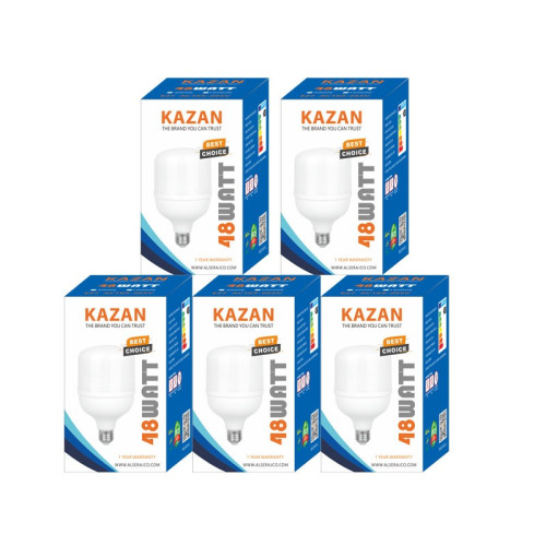 5 قطع مصباح الكازان ابيض 48W 5ALKAZAN BULB 48W