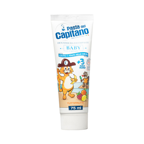 معجون اطفال (نكهة الفواكه) BABY TOOTHPASTE  – TUTTIFRUTTI + 3 YEARS