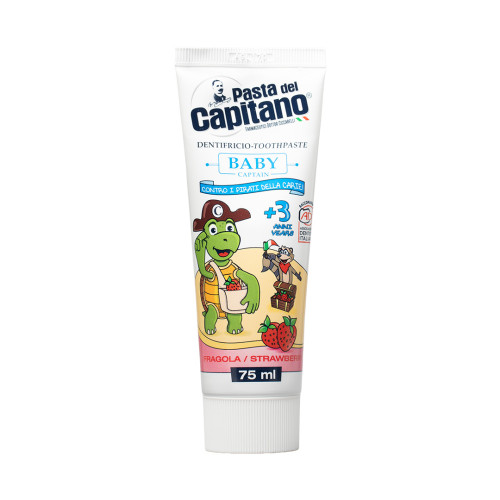معجون اطفال  (نكهة الفراولة) BABY TOOTHPASTE  – STRAWBERRY + 3 YEARS  / 75 ml