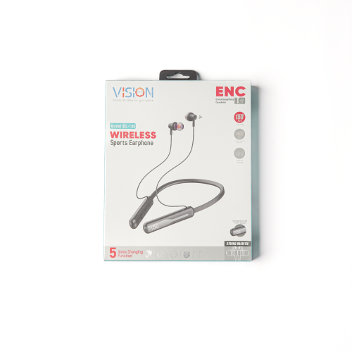 فيجن Vision Wireless Sport Earphone 150hrs Talk Time