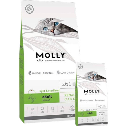 Molly Adult Light Sterilised سلمون Molly Adult Light Sterilised Salmon