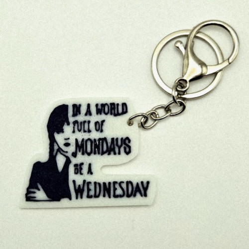 مدالية وينزداي Wednesday Keychain