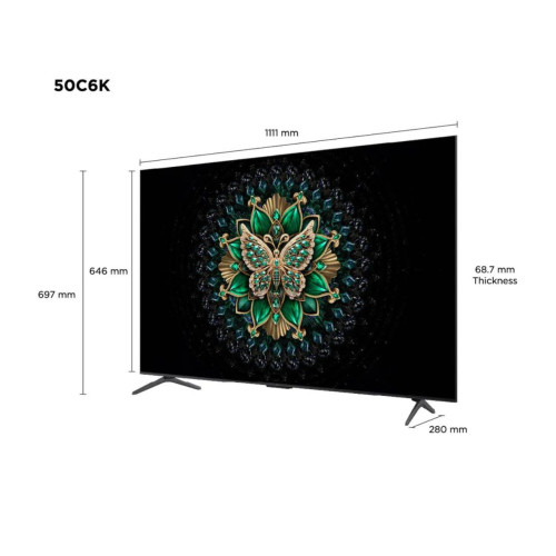 شاشة Premium QD-MiniLED TV (50 بوصة) TV C6K Premium QD-MiniLED TV 50 inch