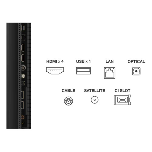 شاشة Premium QD-MiniLED TV (50 بوصة) TV C6K Premium QD-MiniLED TV 50 inch
