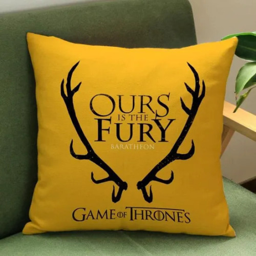 وجه كوشة صراع العروش - منزل باراثيون pilow case game of thrones - house barathion