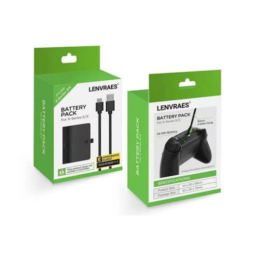 بطارية قابلة لإعادة الشحن من Dobe  لأجهزة تحكم Xbox Series X/S Dobe Battery Pack for X-Series X/S