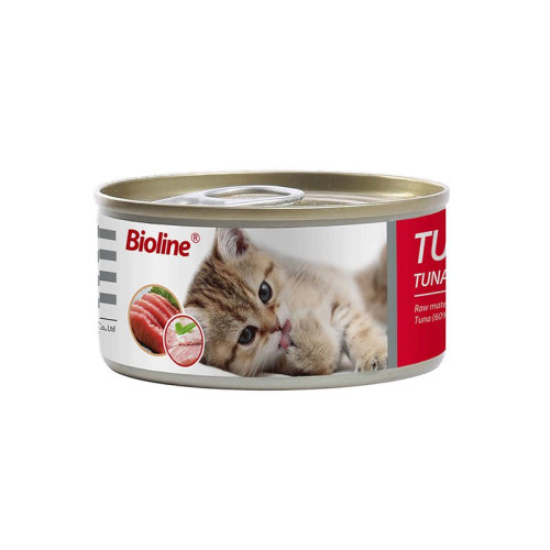 Bioline التونة ولحم البقر Bioline Tuna & Beef Can
