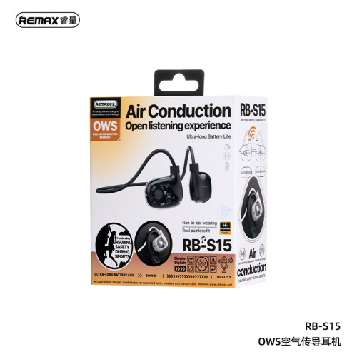 REMAX - RB-S15 - سماعات أذن بتقنية توصيل الهواء REMAX - RB-S15 -  OWS Air Conduction Earbuds
