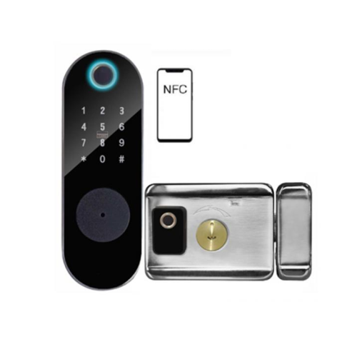 قفل ذكي ببصمة الاصبع للباب الخارجي Smart Fingerprint Lock For the Exterior Door