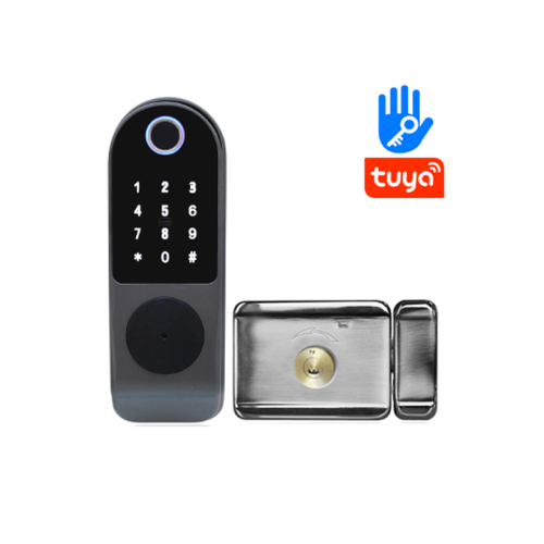 قفل ذكي ببصمة الاصبع للباب الخارجي Smart Fingerprint Lock For the Exterior Door