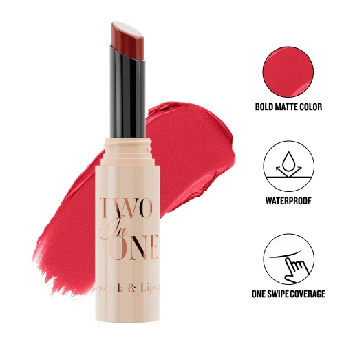 احمر شفاه مرطب 2 في 1 Two In One – Lipstick & Lipcare