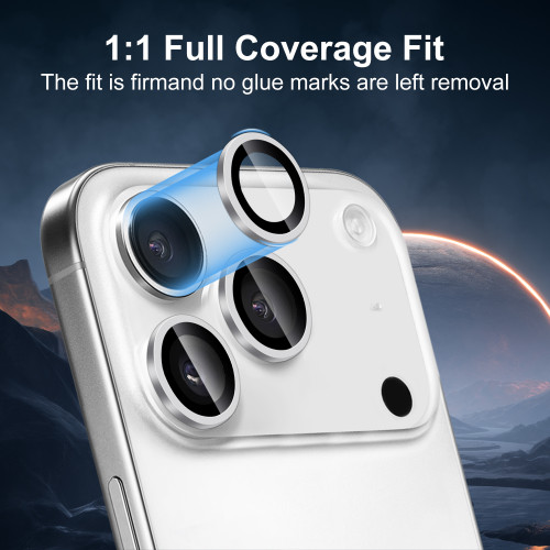 لصقة حماية عدسات كاميرا لأجهزة آيفون 17 برو و17 برو ماكس iPhone 17 Pro & 17 Pro Max Camera Lens Ring