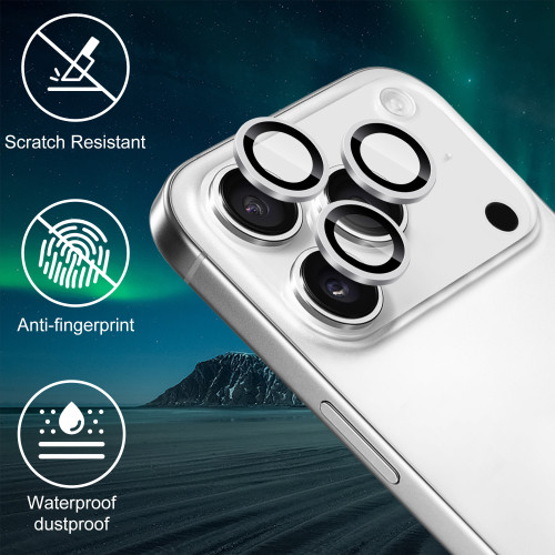 لصقة حماية عدسات كاميرا لأجهزة آيفون 17 برو و17 برو ماكس iPhone 17 Pro & 17 Pro Max Camera Lens Ring