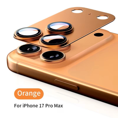 لصقة حماية عدسات كاميرا لأجهزة آيفون 17 برو ماكس iPhone 17 Pro Max Metal Camera Lens Protector