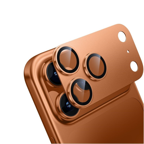 لصقة حماية عدسات كاميرا لأجهزة آيفون 17 برو ماكس iPhone 17 Pro Max Metal Camera Lens Protector