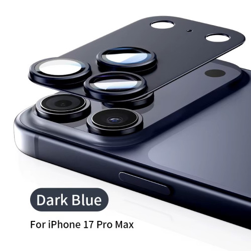 لصقة حماية عدسات كاميرا لأجهزة آيفون 17 برو ماكس iPhone 17 Pro Max Metal Camera Lens Protector