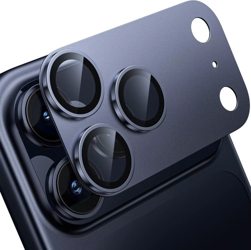 لصقة حماية عدسات كاميرا لأجهزة آيفون 17 برو ماكس iPhone 17 Pro Max Metal Camera Lens Protector