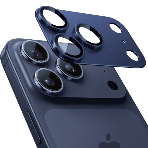 لصقة حماية عدسات كاميرا لأجهزة آيفون 17 برو ماكس iPhone 17 Pro Max Metal Camera Lens Protector