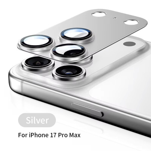 لصقة حماية عدسات كاميرا لأجهزة آيفون 17 برو ماكس iPhone 17 Pro Max Metal Camera Lens Protector