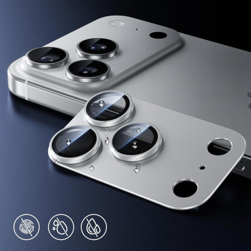لصقة حماية عدسات كاميرا لأجهزة آيفون 17 برو ماكس iPhone 17 Pro Max Metal Camera Lens Protector