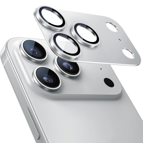 لصقة حماية عدسات كاميرا لأجهزة آيفون 17 برو ماكس iPhone 17 Pro Max Metal Camera Lens Protector