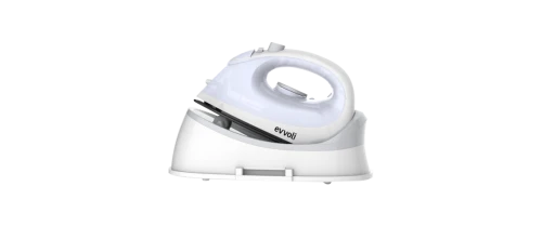 مكواة بخار سيراميك  1300-1600 واط خزان ماء 180 مل لون أبيض Steam Iron