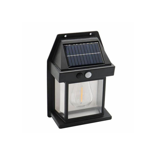 مصباح جداري شمسي بحسّاس حركة Solar Wall Lamp with PIR Motion Sensor