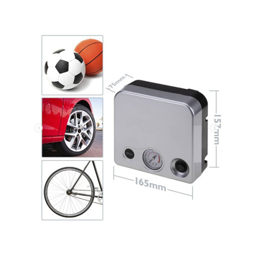 منفاخ تاير سيارة 12 فولت مع مقياس ضغط – ‎80 بي أس آي‎ 12V Car Tire Inflator with Analog Gauge – 80 PSI