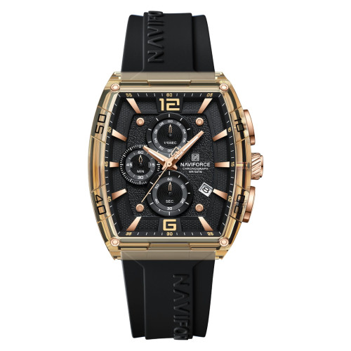 ساعة رجالية Naviforce NF6101 Tonneau Sport Watch