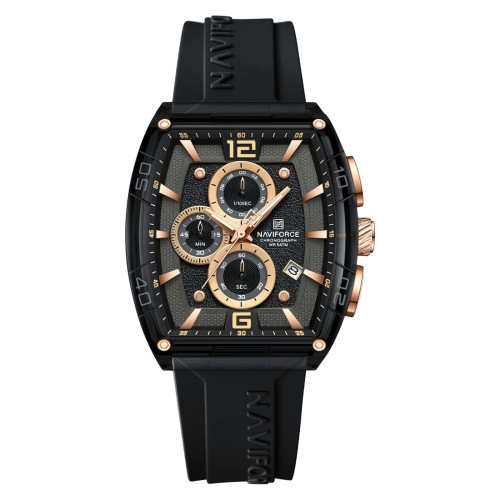 ساعة رجالية Naviforce NF6101 Tonneau Sport Watch