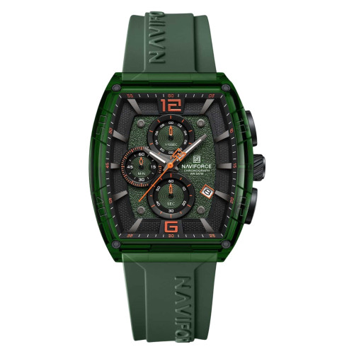 ساعة رجالية Naviforce NF6101 Tonneau Sport Watch