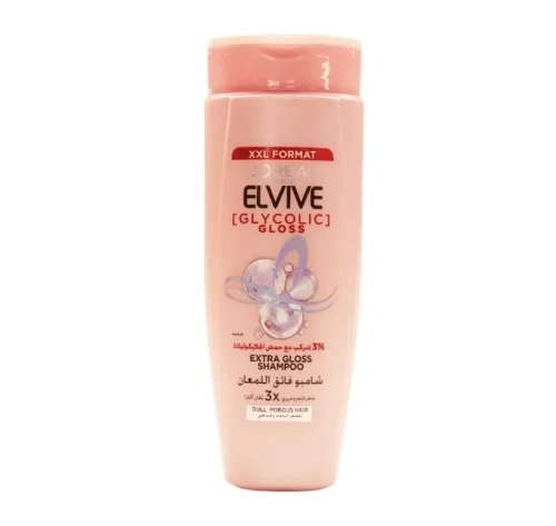 شامبو إلفيف جلايكوليك غلوس فائق اللمعان - 600 مل Elvive Glycolic Gloss Extra Gloss Shampoo- 600 ml