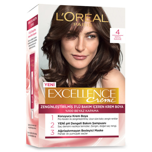 صبغة شعر إكسلنس كريم مجموعة اللون البني Excellence Crème Hair Color Brown