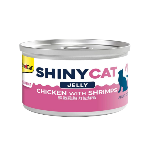 طعام قطط جيلي بالدجاج والروبيان Jelly Chicken with Shrimps