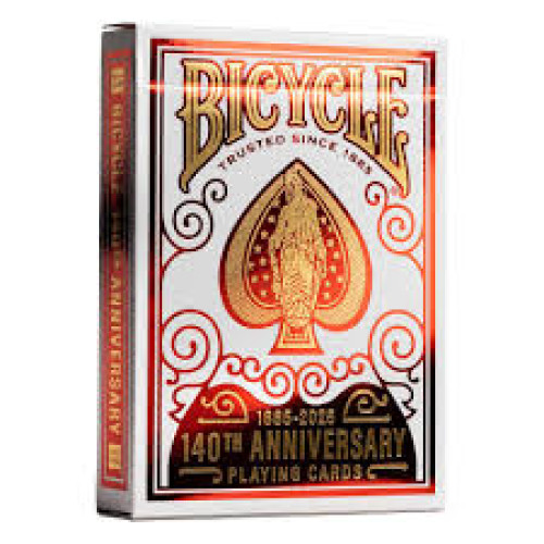 ورق لعب ماركة بايسكل الاصلي - الذكرى 140 Playing Cards: Bicycle - 140th Anniversary Ed (Limited Edition)