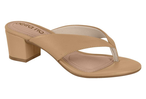 صندل نسائي برازيلي بكعب عريض من بيرا ريو  8246.1159 Brazilian Women's Block Hell Sandal from BEIRA RIO 8246.1159