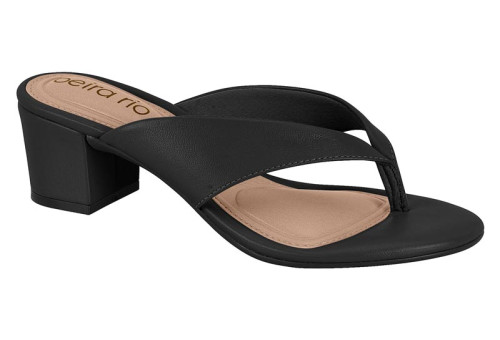 صندل نسائي برازيلي بكعب عريض من بيرا ريو  8246.1159 Brazilian Women's Block Hell Sandal from BEIRA RIO 8246.1159