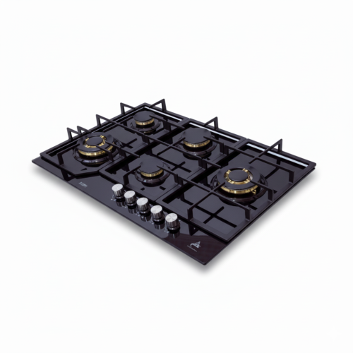 طباخ مدمج فاخر 5 شعلات نحاسية بتصميم عصري متطور Built-in cooker