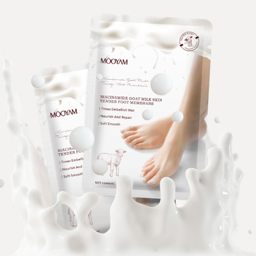 قناع للقدمين بالنياسيناميد وحليب الماعز NIACINAMIDE GOAT MILK SKIN TENDER FOOT MEMBRANE