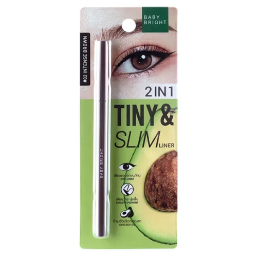 آيلاينر 2 في 1 مع زيت الأفوكادو 2 in 1 Eyeliner Pencil with Avocado Oil Extract